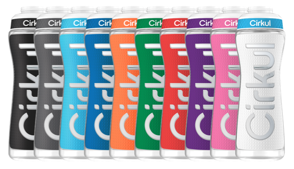 22oz. Grip Squeeze Plastic Bottle & Sport Lid U7